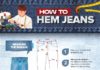 Fashion infographic : Finding a pair of jeans that fits just right is a challenge. Hem your own jeans!…