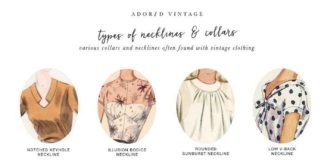 Fashion infographic : Guide to Vintage Collars and Necklines*You can find the Guide to Vintage Sleeves…