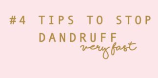 Fashion infographic : How to Get Rid of Dandruff Fast