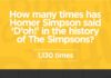 Fashion infographic : How well do you think you know The Simpsons?