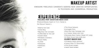 Fashion infographic : I like that there is the head shot so you can visualize the person and then next…