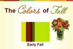 Fashion infographic : Possibly the most beautiful season of all, the colors of fall are something we l…