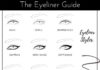 Fashion infographic : eye makeup eyeliner styles and shapes guide infographic #eyemakeupinspiration