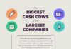Food infographic – Apple, Facebook, Amazon, Google And Other Big Names And The Products That Made Them Big