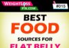 Food infographic – Best Foods Sources for Flat Belly. How to get flat belly fast? Try these 5 best …