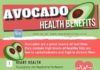 Food infographic – Carbs in Avocado make it a Delicious SUPERFOOD for LCHF Keto Diets