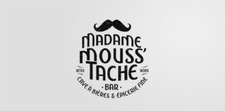 Food infographic – Création de l’identité visuelle de Madame Mouss’Tache, bar, cave à bières, v…