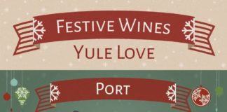 Food infographic – Festive Wines Yule Love #infographic