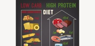 Food infographic – High Protein Diet