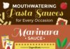Food infographic – Home Pasta Sauce Recipes