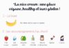 Food infographic – La nice cream, une glace végane et healthy