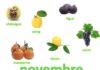 Food infographic – Les fruits et légumes de Novembre