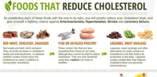 Food infographic – Low Cholesterol Diet Plan