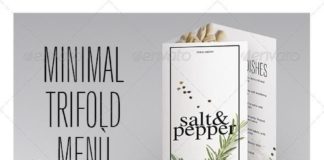 Food infographic – Minimal Trifold Menu Template #design #speisekarte Download: graphicriver.net/…..