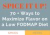 Food infographic – Spice It Up! 70+ Low FODMAP Spices & Herbs