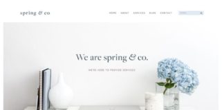 Food infographic – Spring & Co Squarespace Website Template