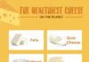 Food infographic – The Healthiest Cheese On The Planet – Positive Health Wellness Infographic