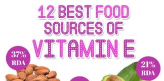 Food infographic – The Importance of Vitamin E: Benefits, Foods and Potential Risks