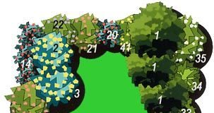 Food infographic – Un jardin tout en longueur