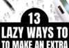 Management : 13 Ways To Earn Extra Money From Home To Save Money (Side Hustle Ideas)