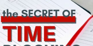 Management : Manage your day with Time Blocking