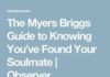 Psychology : Psychology : The Myers Briggs Guide to Knowing You’ve Found Your Soulmate