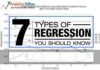 Science infographic – 7 Types of Regression Techniques you should know!