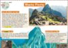 Science infographic – Educational infographic : Machu Picchu