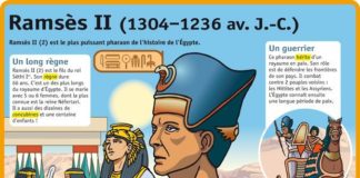 Science infographic – Science infographic – Fiche exposés : Ramsès II ( 1304–1236 av. J.-C.)
