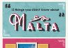 Travel infographic – 13 Things You Never Knew About Malta #infographic