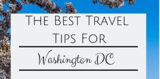 Travel infographic – 25 Tips for your First Trip to Washington DC.