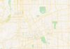 Travel infographic – Empty vector map of Alhambra, California, USA