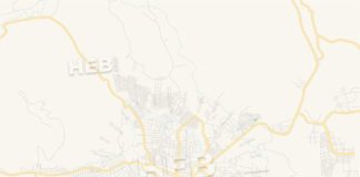 Travel infographic – Empty vector map of Apopa, San Salvador, El Salvador