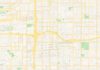 Travel infographic – Empty vector map of Hawthorne, California, USA