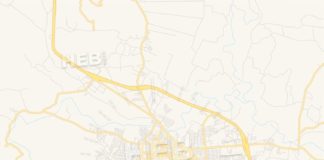 Travel infographic – Empty vector map of La Vega, La Vega, Dominican Republic