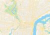 Travel infographic – Empty vector map of Philadelphia, Pennsylvania, USA