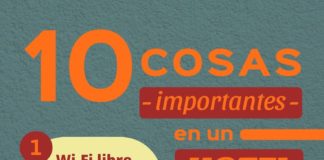 Travel infographic – En Hotel Sunfish contamos con muchas de estas facilidades.