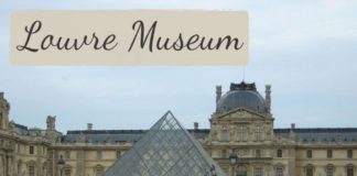 Travel infographic – Louvre Museum, France – Facts, Infographic