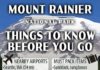Travel infographic – Mount Rainier National Park Itinerary