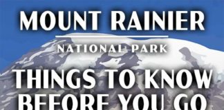 Travel infographic – Mount Rainier National Park Itinerary