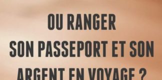Travel infographic – Où ranger son passeport et son argent en voyage