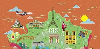 Travel infographic – Travel infographic – France travel map