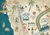 Travel infographic – Travel infographic – Map of Manhattan Beach on Behance