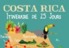 Travel infographic – itinéraire voyage costa rica avec bébé