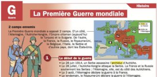 Educational infographic : Educational infographic : Fiche exposés : La Première Guerre mondiale