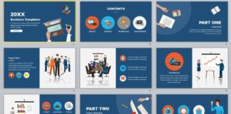 Business infographic : 23+ education creative design PowerPoint templates