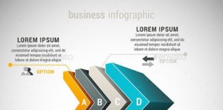 Business infographic : 4 in 1 Business Infographics Bundle