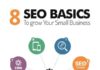 Business infographic : 8 Basic SEO Tactics to Drive Your Small Business (scheduled via