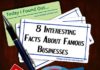 Business infographic : 8 Interesting Facts About Famous Businesses