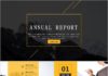 Business infographic : Business infographic : Yellow simple report PowerPoint template on Behance #powerpoint #templates #pres…